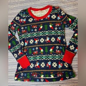 Hanna Andersson Women’s Med. Navy and 💯 organic cotton Christmas Pajama set